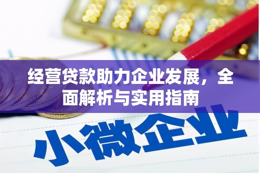 迭部经营贷款助力企业发展，全面解析与实用指南