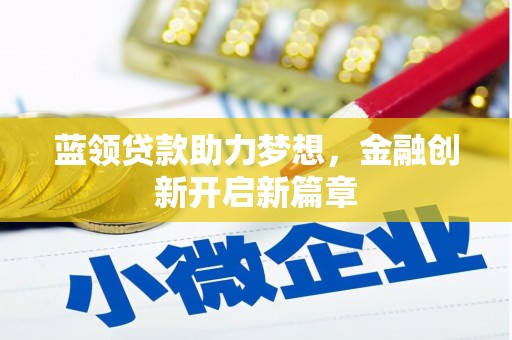 迭部蓝领贷款助力梦想，金融创新开启新篇章