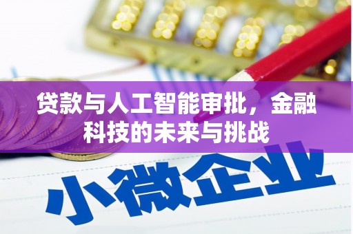 迭部贷款与人工智能审批，金融科技的未来与挑战