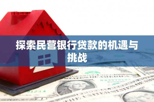 迭部探索民营银行贷款的机遇与挑战