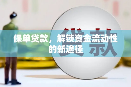 迭部保单贷款，解锁资金流动性的新途径