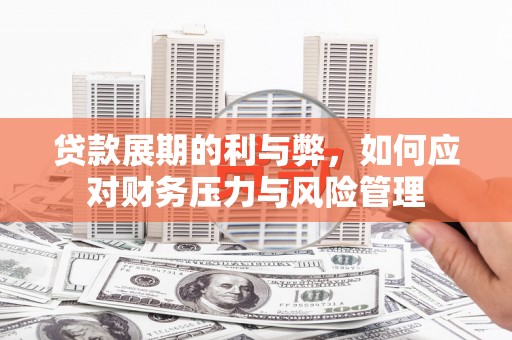 迭部贷款展期的利与弊，如何应对财务压力与风险管理
