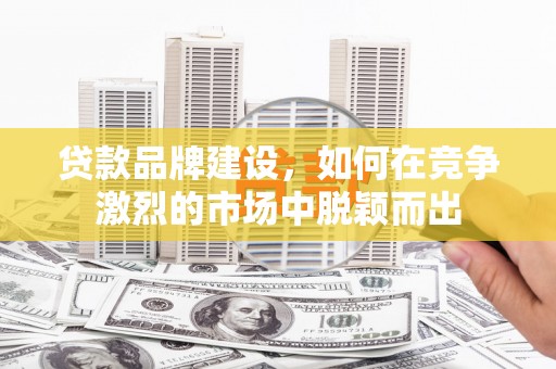 迭部贷款品牌建设，如何在竞争激烈的市场中脱颖而出