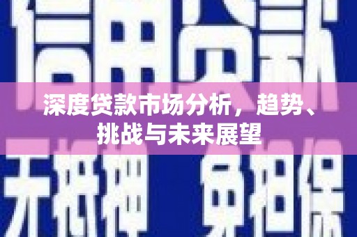 迭部深度贷款市场分析，趋势、挑战与未来展望