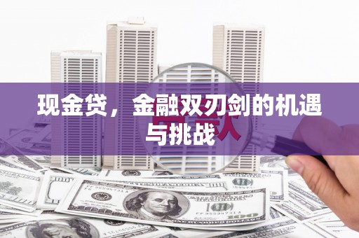 迭部现金贷，金融双刃剑的机遇与挑战