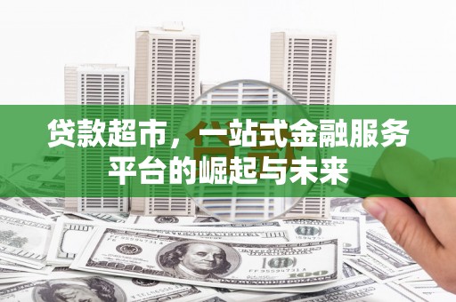 迭部贷款超市，一站式金融服务平台的崛起与未来