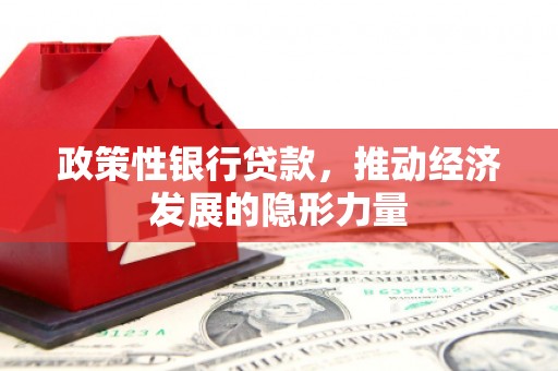 迭部政策性银行贷款，推动经济发展的隐形力量