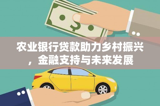 迭部农业银行贷款助力乡村振兴，金融支持与未来发展
