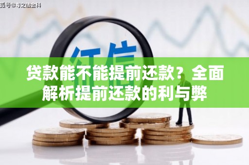 迭部贷款能不能提前还款？全面解析提前还款的利与弊