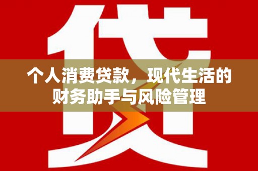迭部个人消费贷款，现代生活的财务助手与风险管理