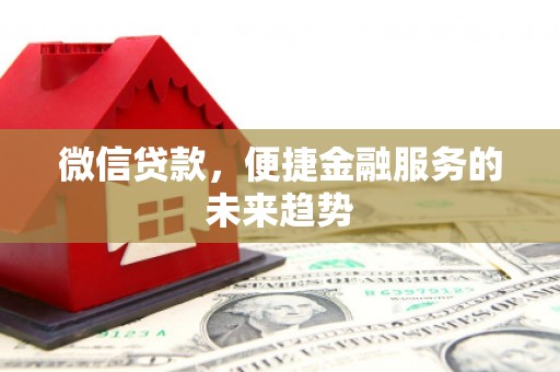 迭部微信贷款，便捷金融服务的未来趋势