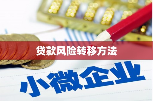 迭部贷款风险转移方法