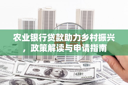 迭部农业银行贷款助力乡村振兴，政策解读与申请指南