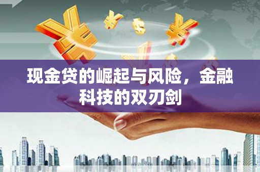 迭部现金贷的崛起与风险，金融科技的双刃剑