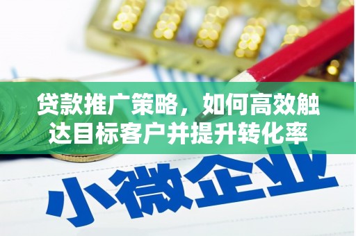 迭部贷款推广策略，如何高效触达目标客户并提升转化率