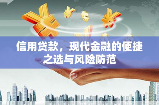迭部信用贷款，现代金融的便捷之选与风险防范