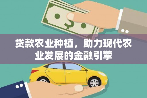 迭部贷款农业种植，助力现代农业发展的金融引擎