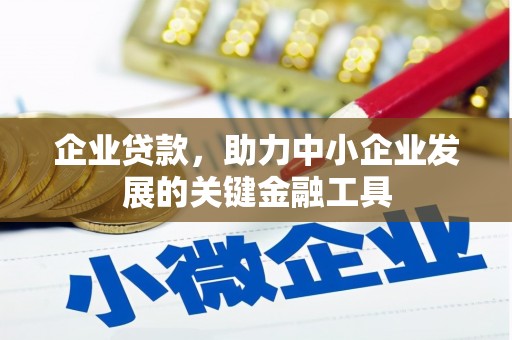 迭部企业贷款，助力中小企业发展的关键金融工具