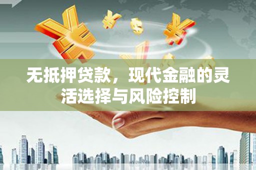 迭部无抵押贷款，现代金融的灵活选择与风险控制