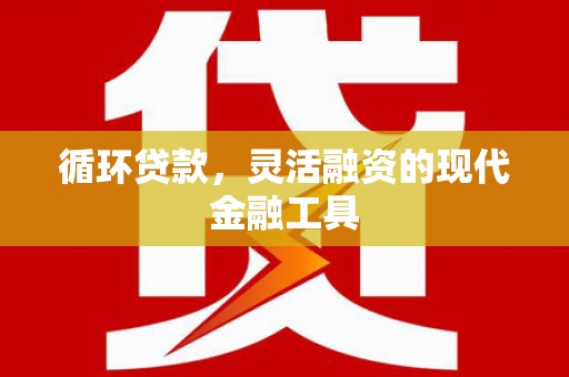 迭部循环贷款，灵活融资的现代金融工具