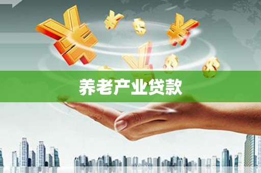 迭部养老产业贷款