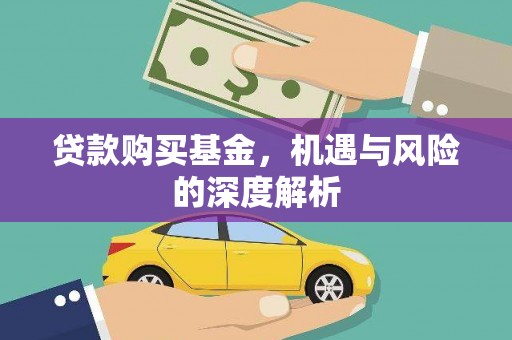 迭部贷款购买基金，机遇与风险的深度解析