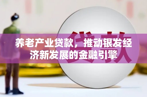 迭部养老产业贷款，推动银发经济新发展的金融引擎