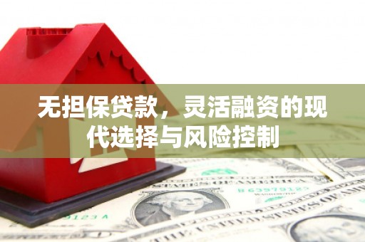 迭部无担保贷款，灵活融资的现代选择与风险控制