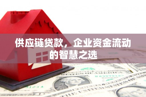 迭部供应链贷款，企业资金流动的智慧之选
