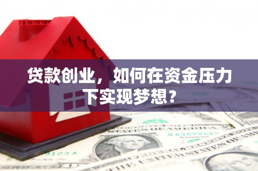 迭部贷款创业，如何在资金压力下实现梦想？