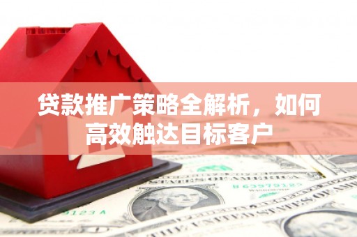 迭部贷款推广策略全解析，如何高效触达目标客户