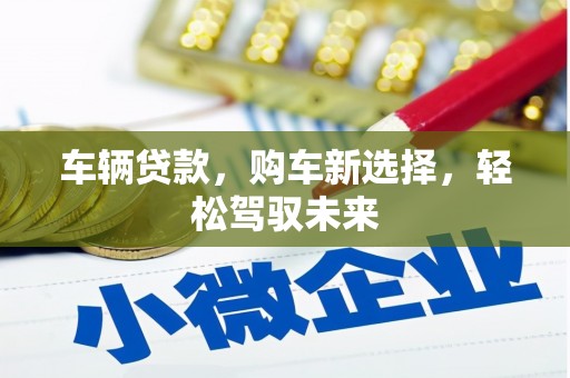 迭部车辆贷款，购车新选择，轻松驾驭未来