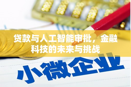 迭部贷款与人工智能审批，金融科技的未来与挑战