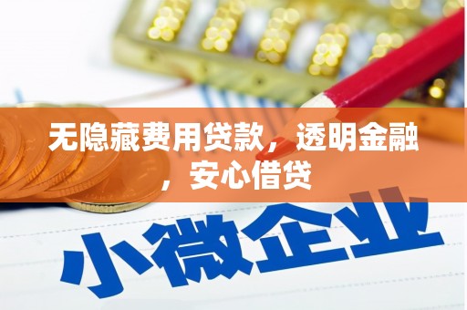 迭部无隐藏费用贷款，透明金融，安心借贷