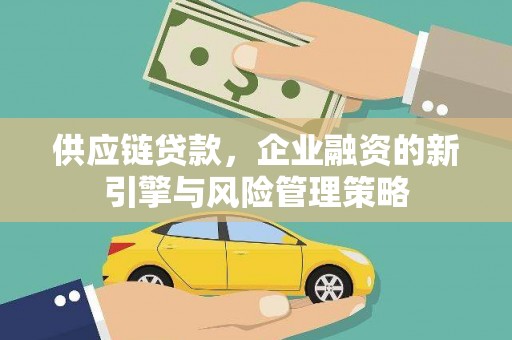 迭部供应链贷款，企业融资的新引擎与风险管理策略