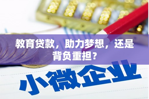 迭部教育贷款，助力梦想，还是背负重担？