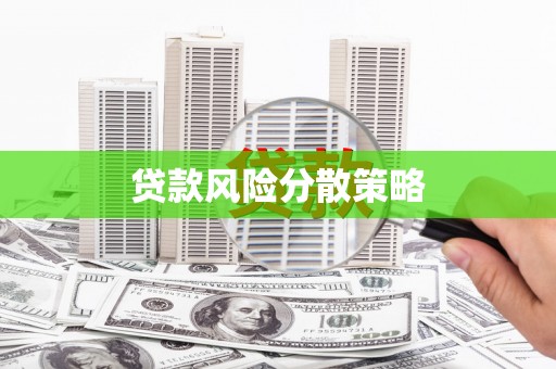 迭部贷款风险分散策略