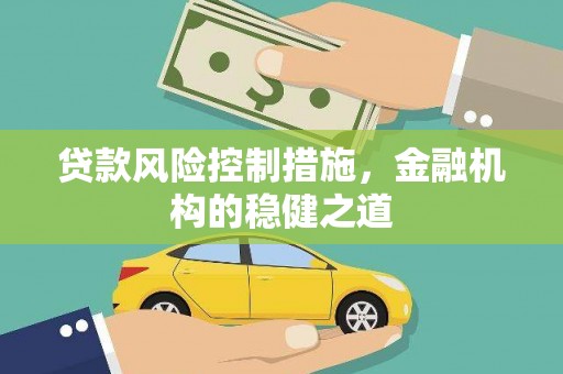 迭部贷款风险控制措施，金融机构的稳健之道