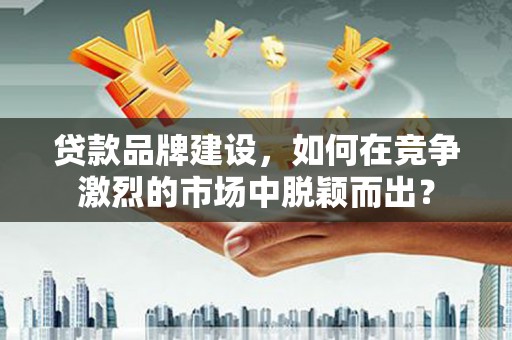 迭部贷款品牌建设，如何在竞争激烈的市场中脱颖而出？