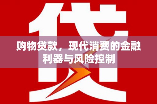迭部购物贷款，现代消费的金融利器与风险控制