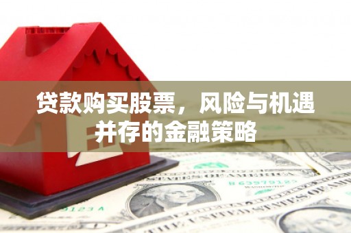 迭部贷款购买股票，风险与机遇并存的金融策略
